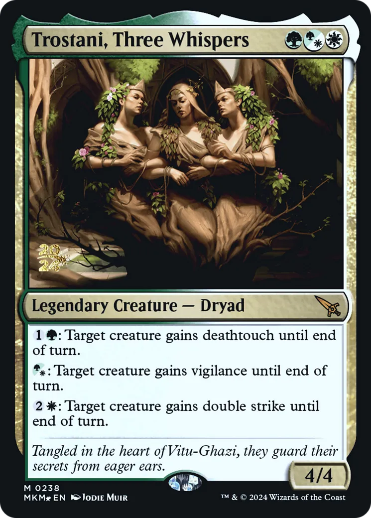 Trostani, Three Whispers — Murders at Karlov Manor Promos — Magic: The Gathering