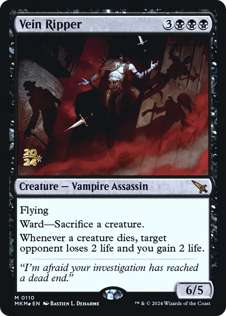 Vein Ripper — Murders at Karlov Manor Promos — Magic: The Gathering