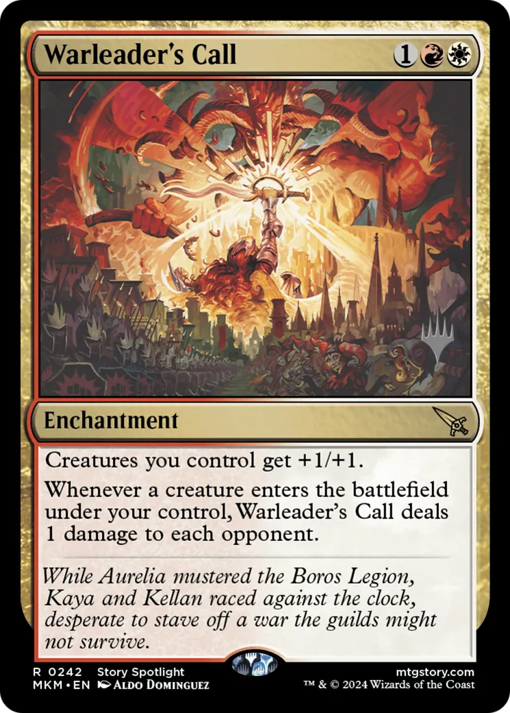 Appel de la meneuse de guerre — Murders at Karlov Manor Promos — Magic: The Gathering