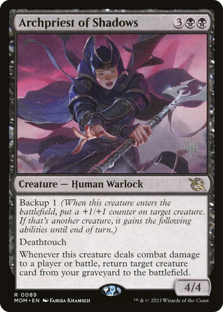 Archpriest of Shadows — March of the Machine Promos — Magic: The Gathering