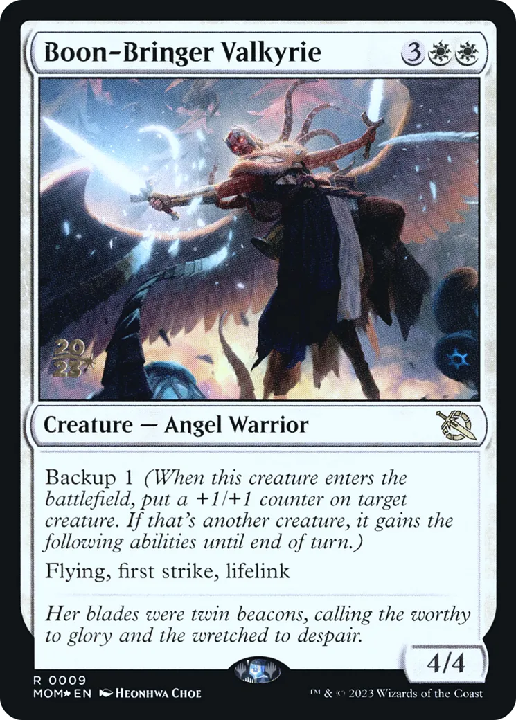 Boon-Bringer Valkyrie — March of the Machine Promos — Magic: The Gathering