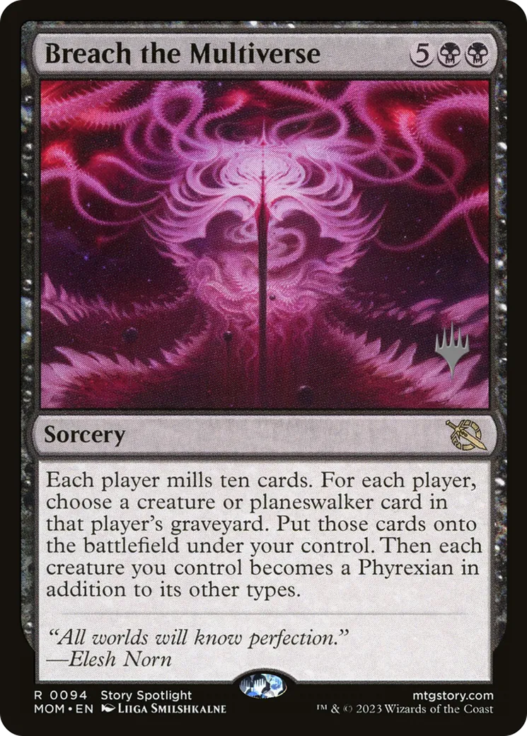 Breach the Multiverse — March of the Machine Promos — Magic: The Gathering