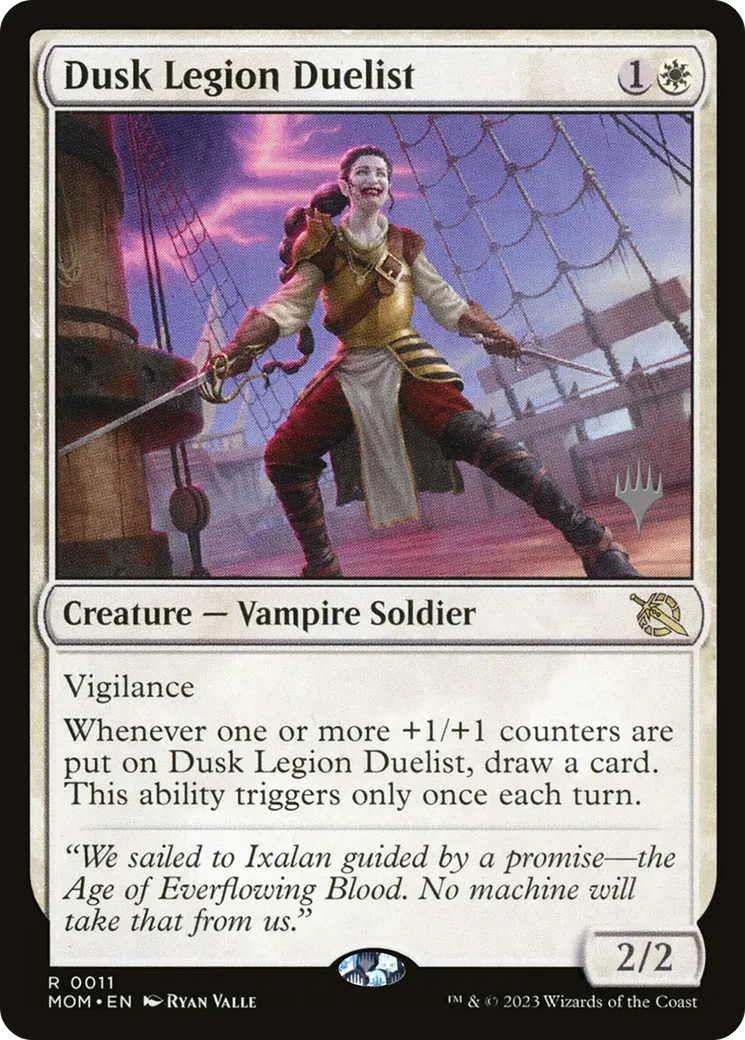 Dusk Legion Duelist — March of the Machine Promos — Magic: The Gathering