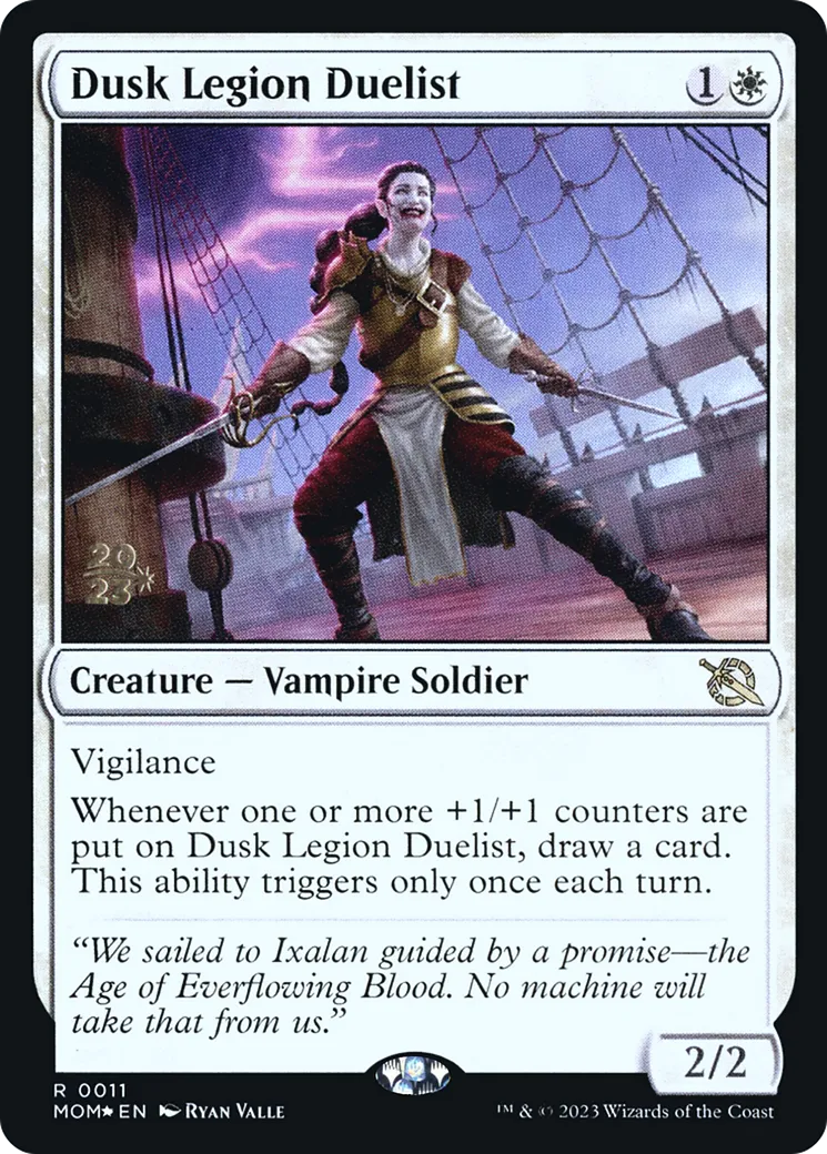 Dusk Legion Duelist — March of the Machine Promos — Magic: The Gathering