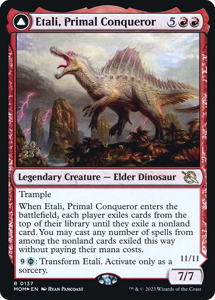 Etali, conquérant primordial // Etali, mal primordial from March of the Machine Promos - Magic: The Gathering
