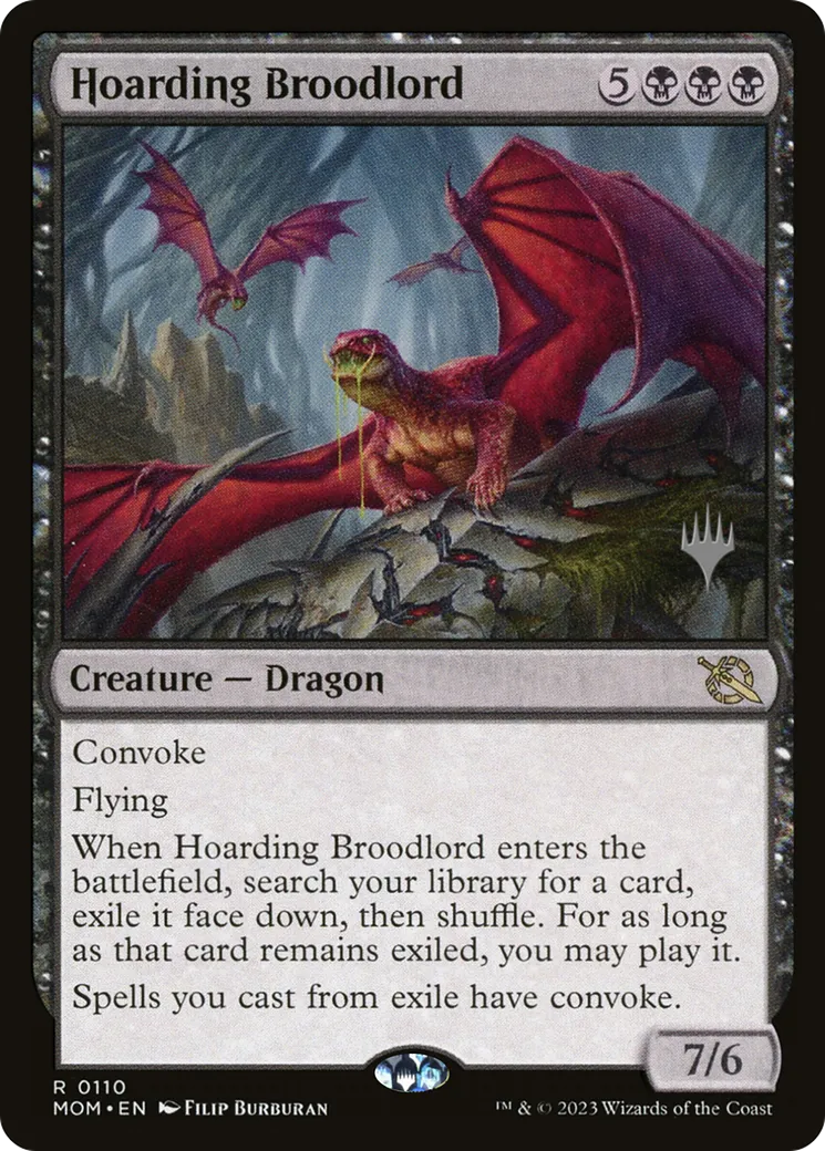 Hoarding Broodlord — March of the Machine Promos — Magic: The Gathering