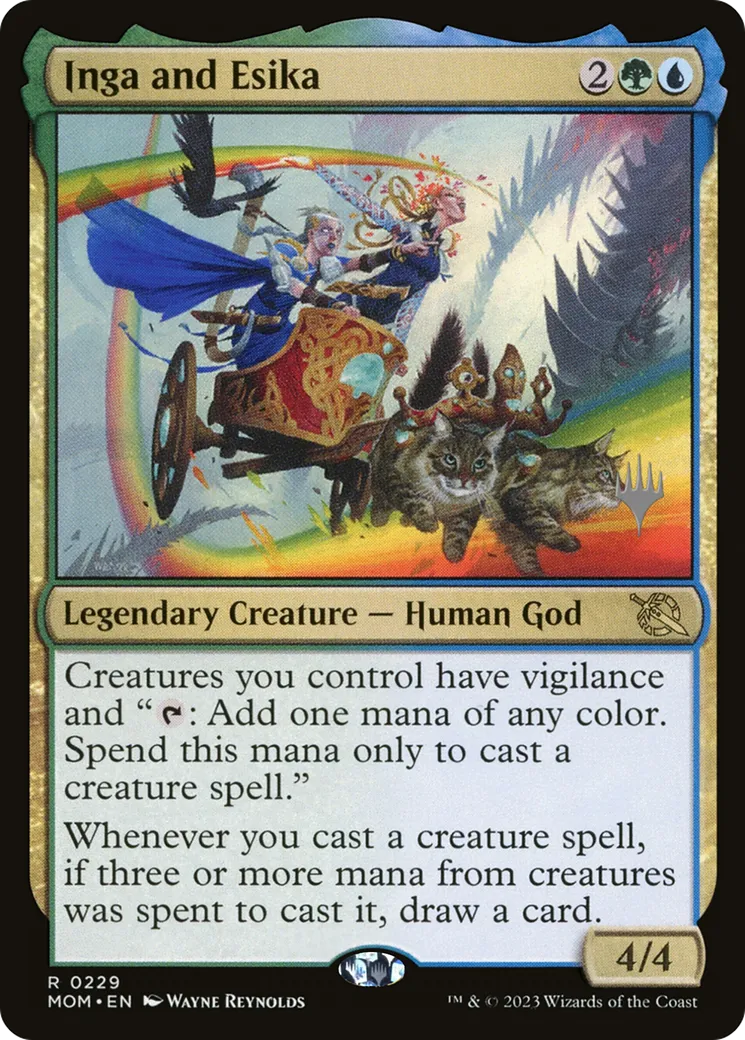Inga and Esika — March of the Machine Promos — Magic: The Gathering