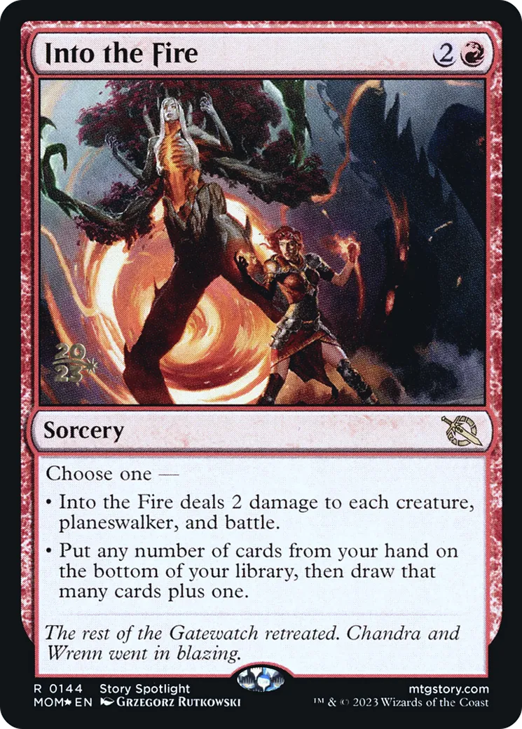 De mal en pis — March of the Machine Promos — Magic: The Gathering