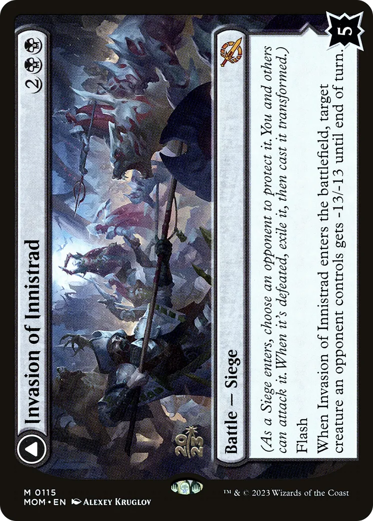 Invasion of Innistrad // Deluge of the Dead — March of the Machine Promos — Magic: The Gathering