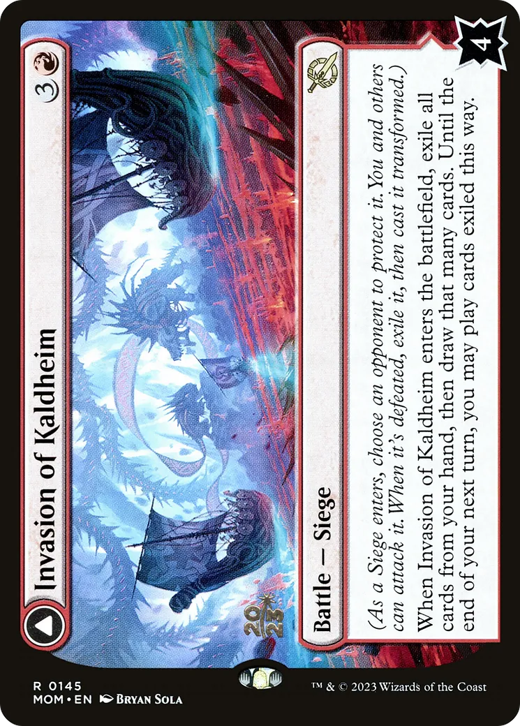 Invasion de Kaldheim // Bûcher de l'Arbre-monde — March of the Machine Promos — Magic: The Gathering
