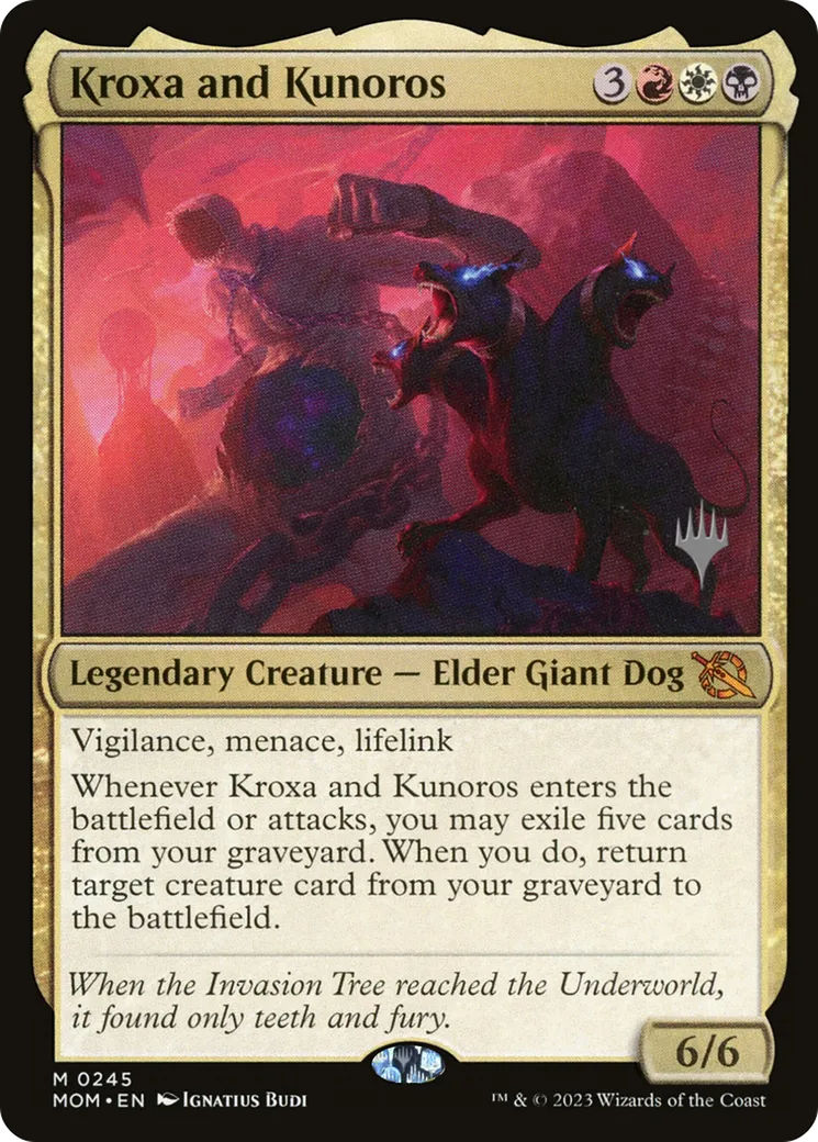 Kroxa and Kunoros — March of the Machine Promos — Magic: The Gathering