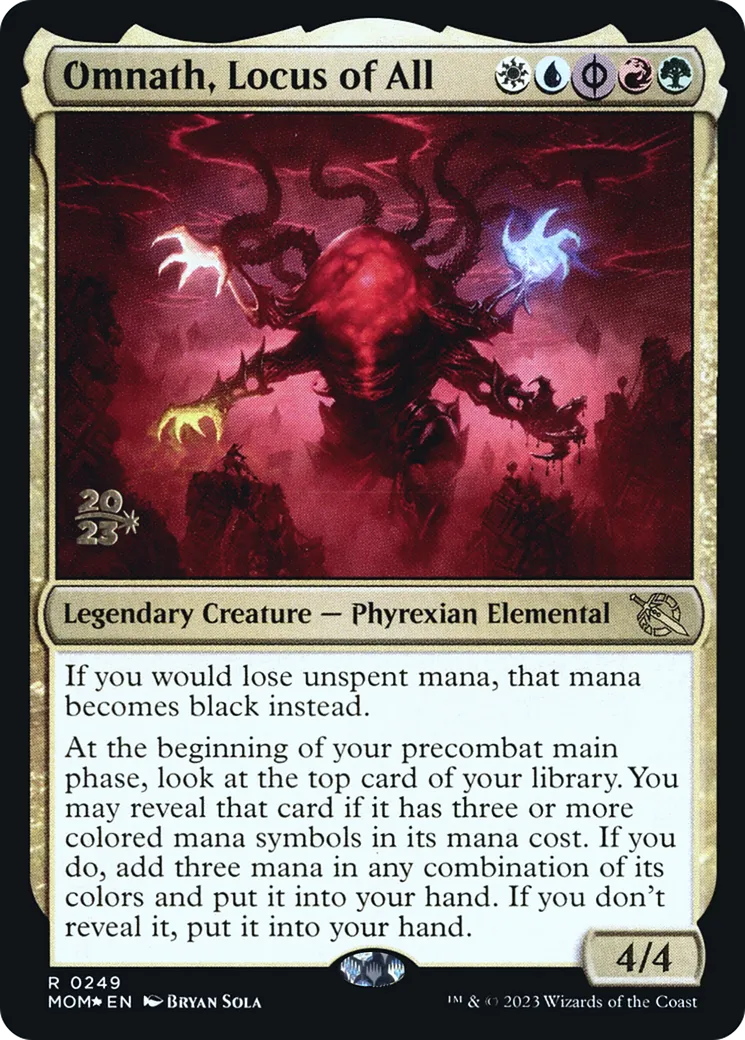 Omnath, Locus of All — March of the Machine Promos — Magic: The Gathering