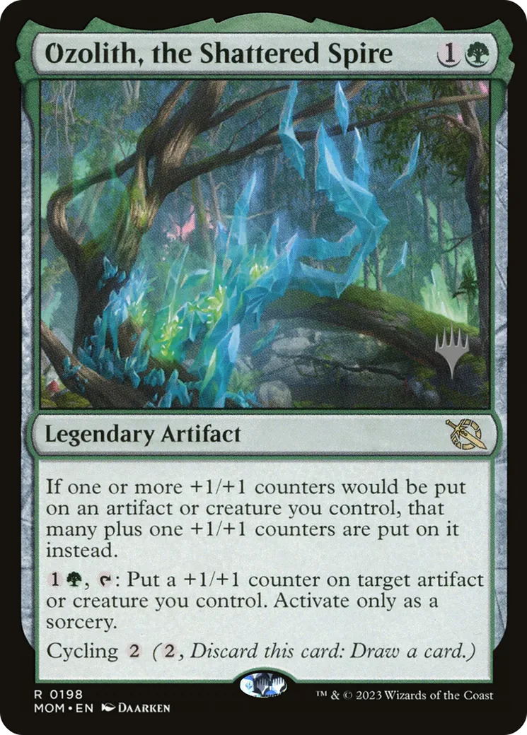 Ozolith, the Shattered Spire — March of the Machine Promos — Magic: The Gathering