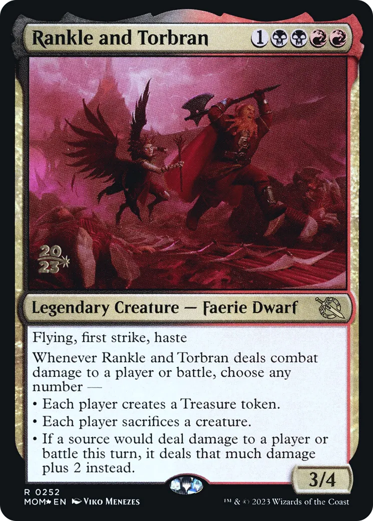 Rankle and Torbran from March of the Machine Promos - Magic: The Gathering