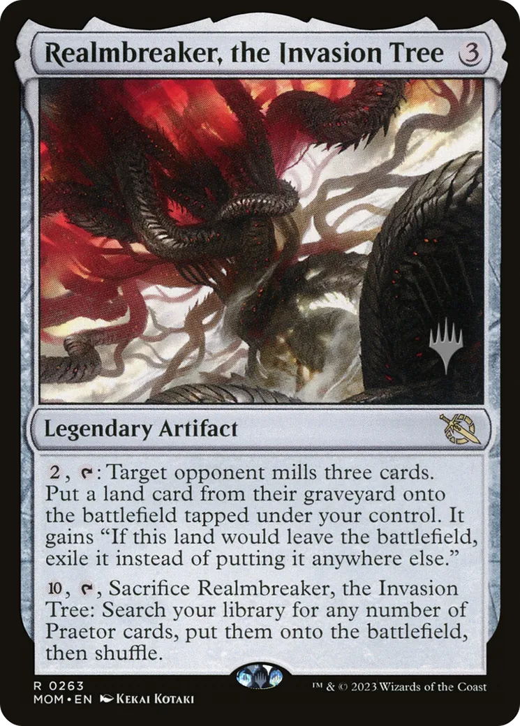 Realmbreaker, the Invasion Tree — March of the Machine Promos — Magic: The Gathering