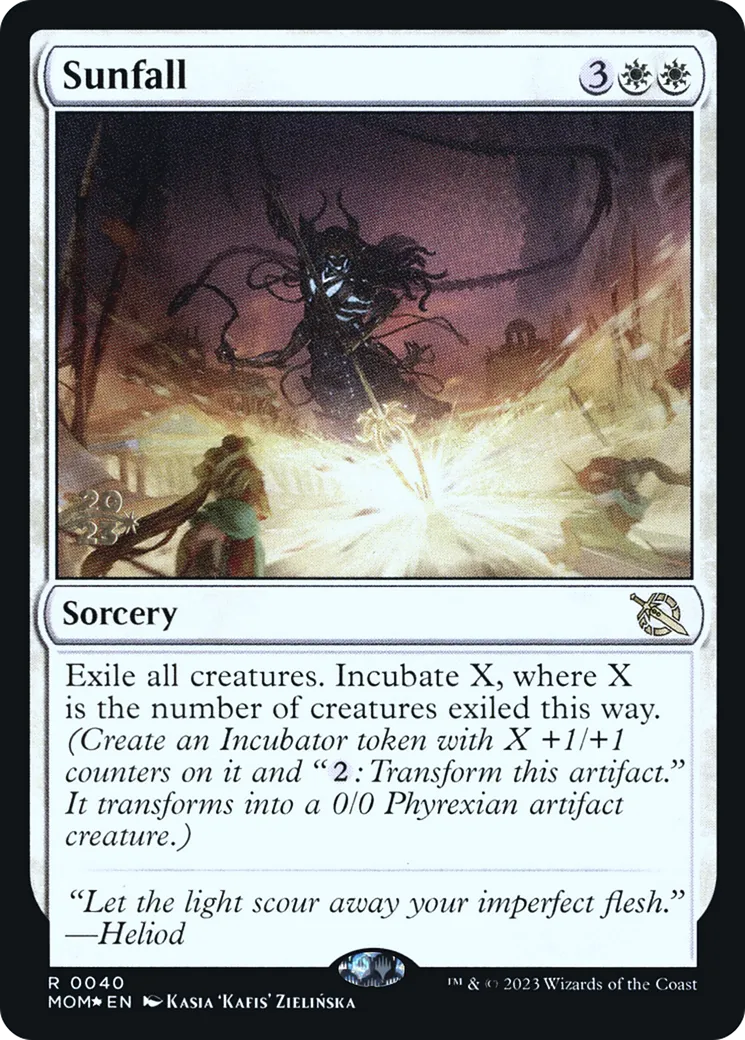 Sunfall — March of the Machine Promos — Magic: The Gathering