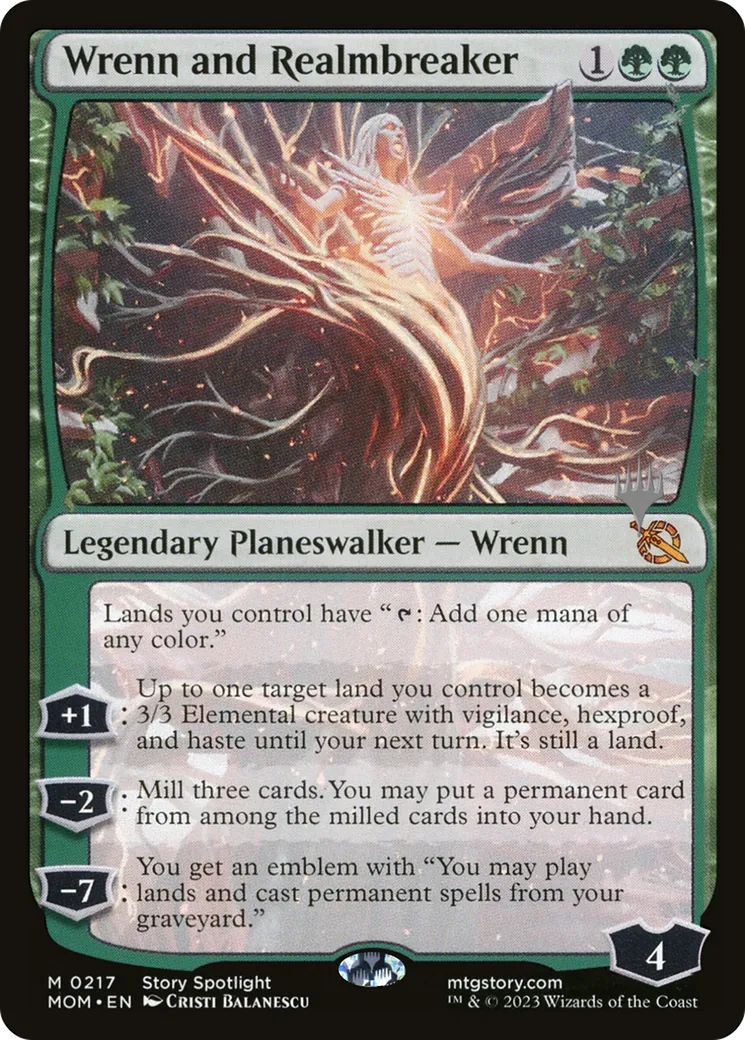 Wrenn et le Briseroyaume — March of the Machine Promos — Magic: The Gathering