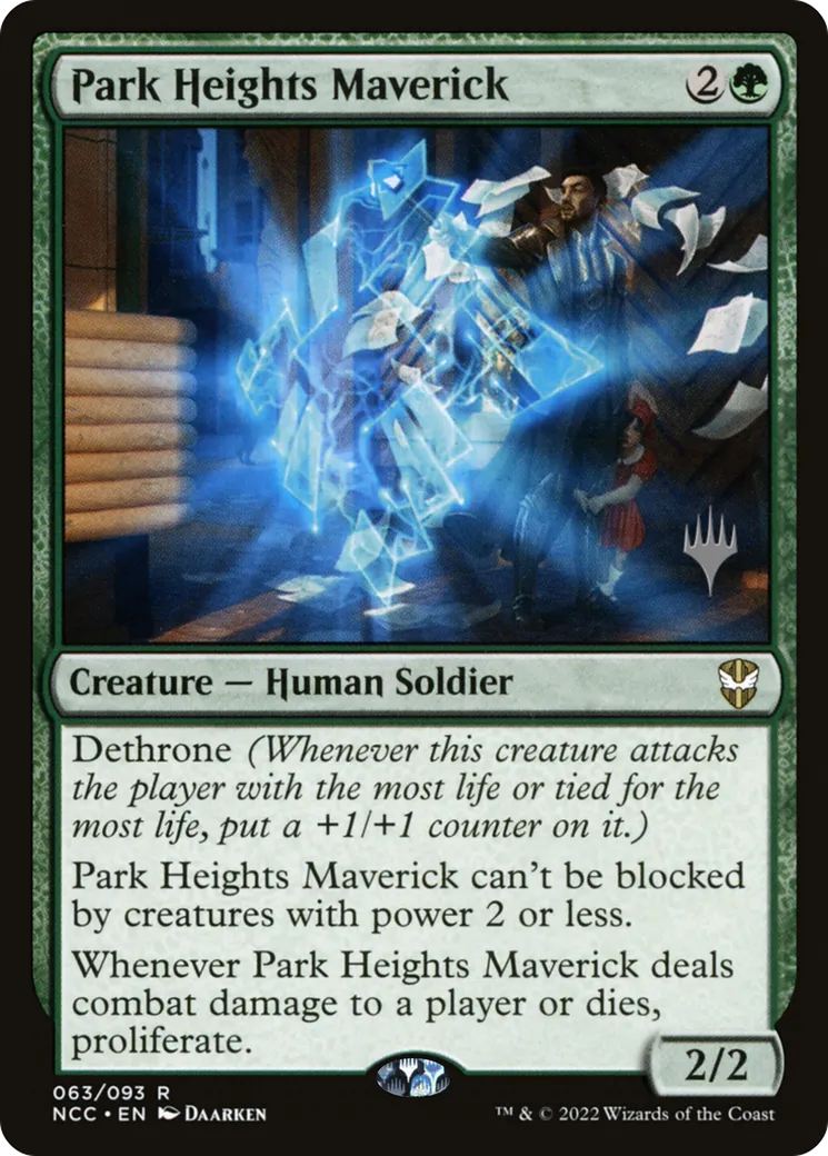 Park Heights Maverick — New Capenna Commander Promos — Magic: The Gathering