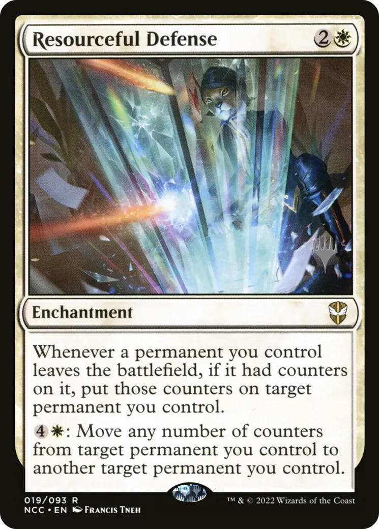Resourceful Defense — New Capenna Commander Promos — Magic: The Gathering