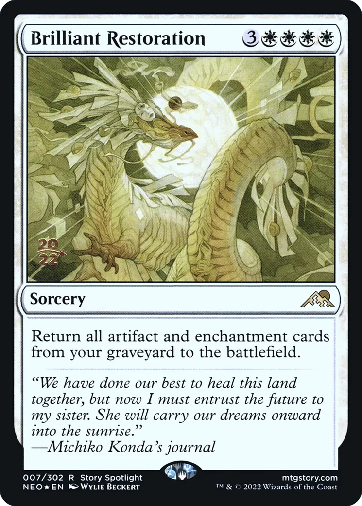Restauration brillante — Kamigawa: Neon Dynasty Promos — Magic: The Gathering