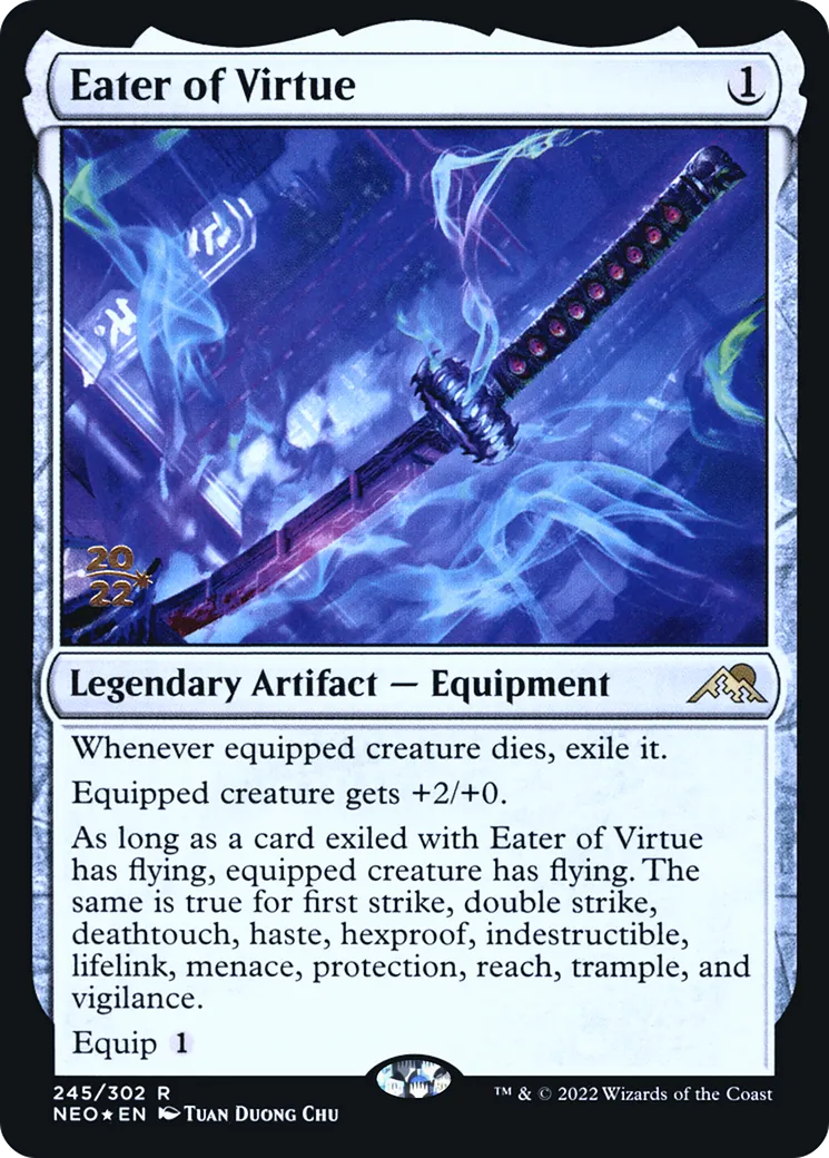 Eater of Virtue — Kamigawa: Neon Dynasty Promos — Magic: The Gathering