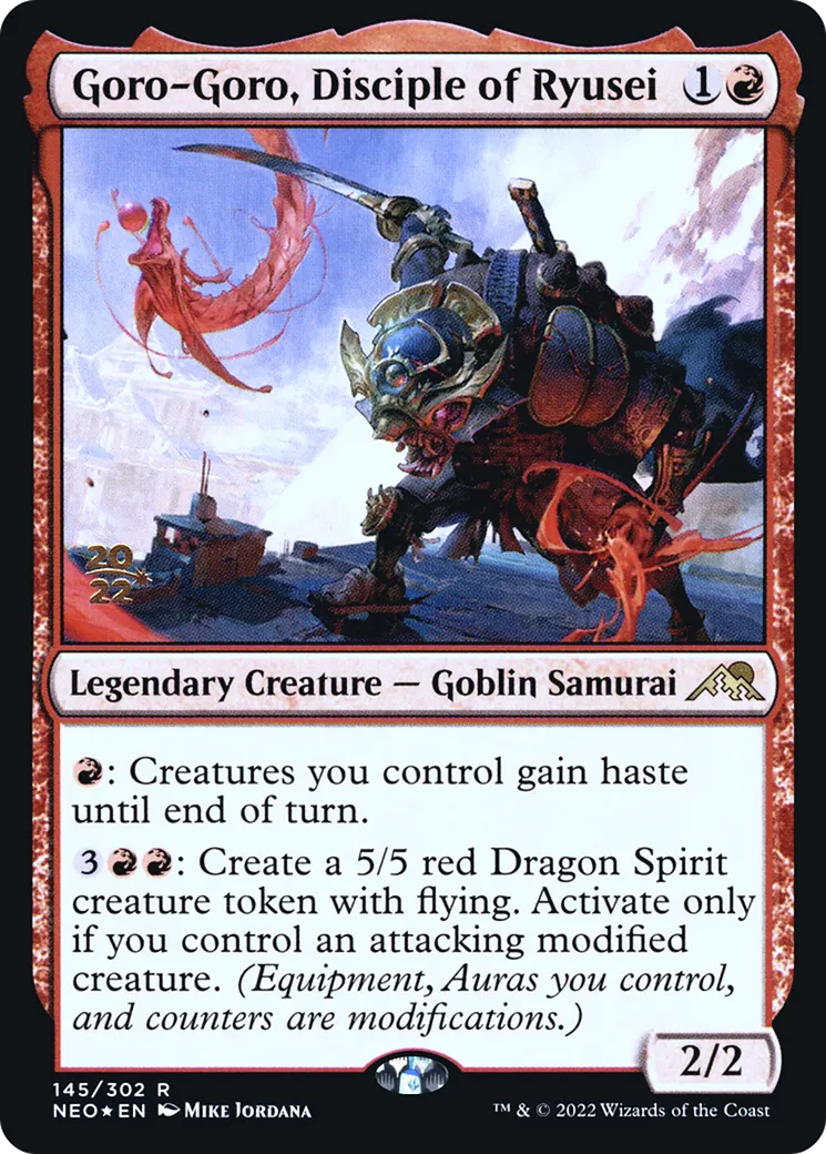 Goro-Goro, Disciple of Ryusei from Kamigawa: Neon Dynasty Promos - Magic: The Gathering