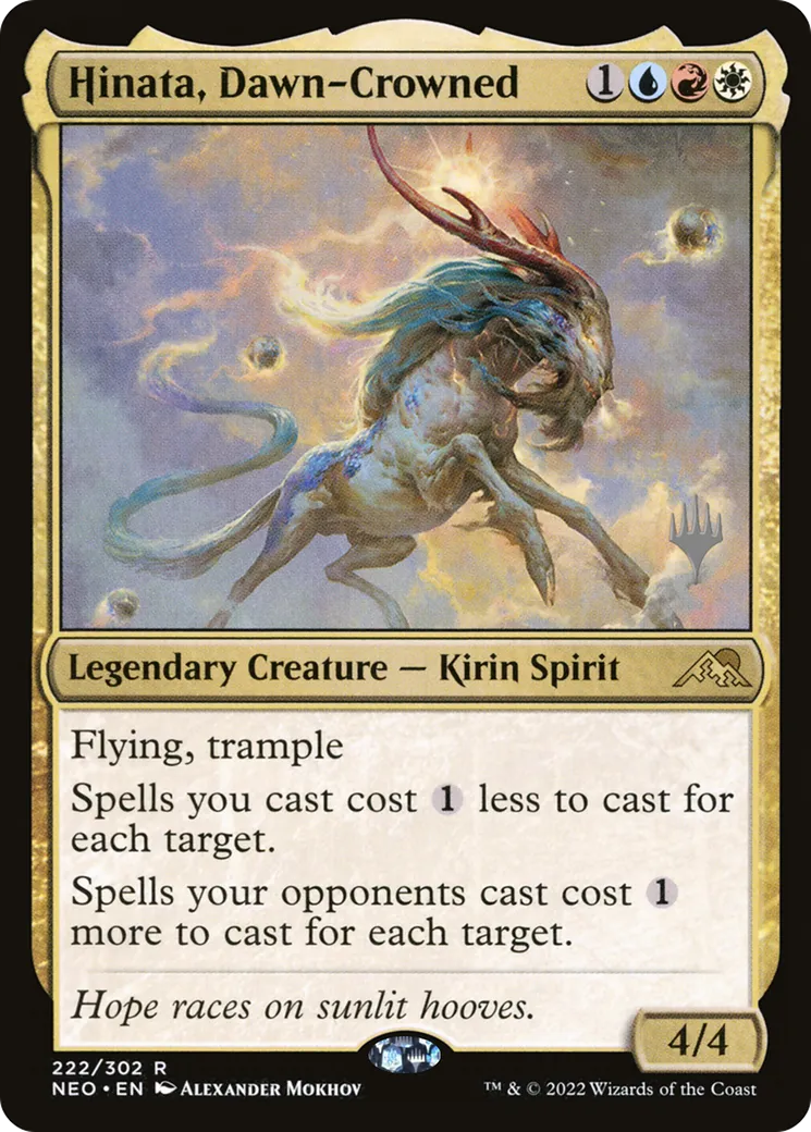 Hinata, Souverain de l'aube — Kamigawa: Neon Dynasty Promos — Magic: The Gathering