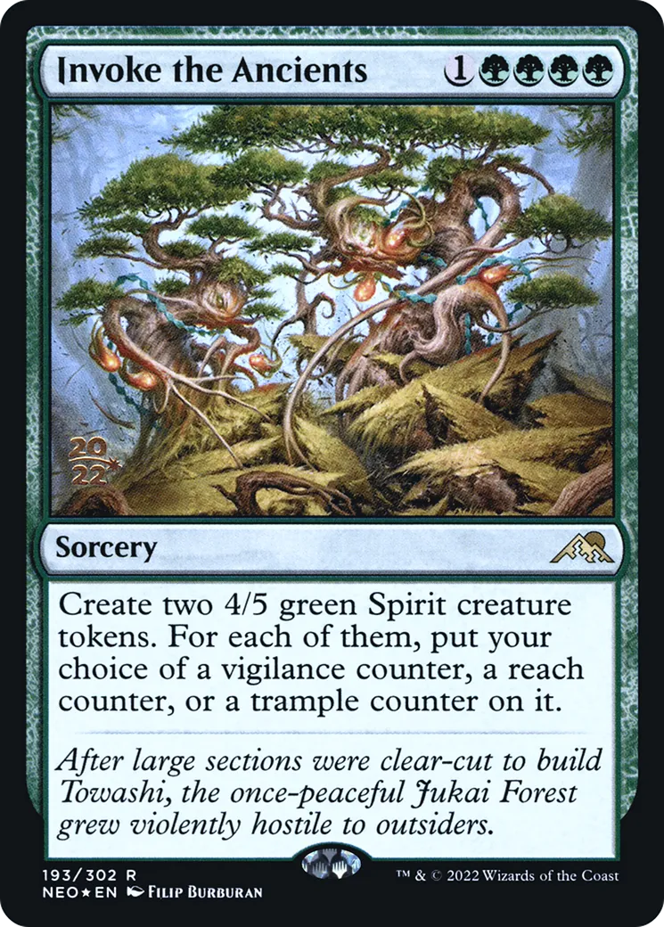 Invocation des anciens — Kamigawa: Neon Dynasty Promos — Magic: The Gathering