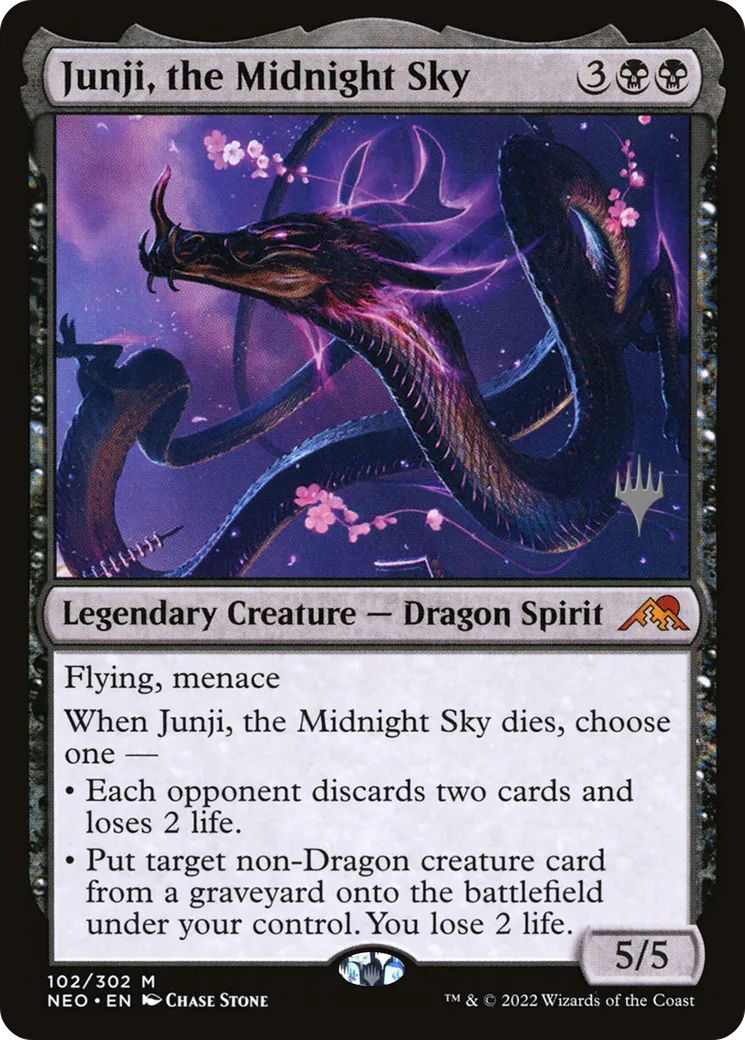 Junji, the Midnight Sky — Kamigawa: Neon Dynasty Promos — Magic: The Gathering
