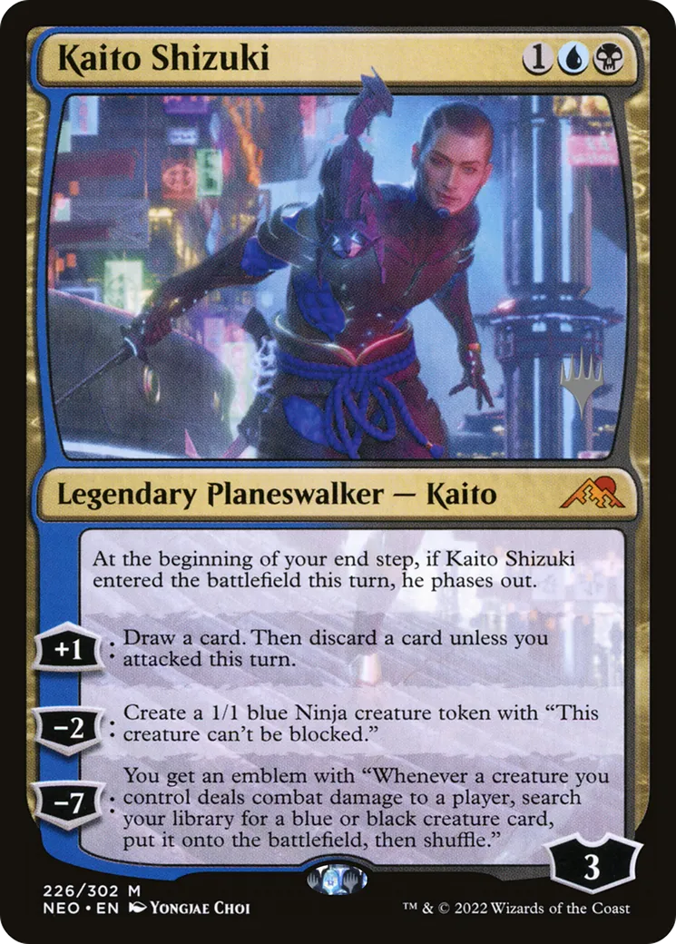 Kaito Shizuki — Kamigawa: Neon Dynasty Promos — Magic: The Gathering