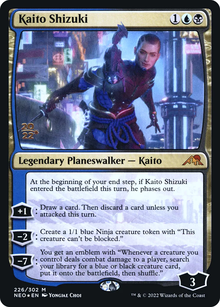 Kaito Shizuki — Kamigawa: Neon Dynasty Promos — Magic: The Gathering