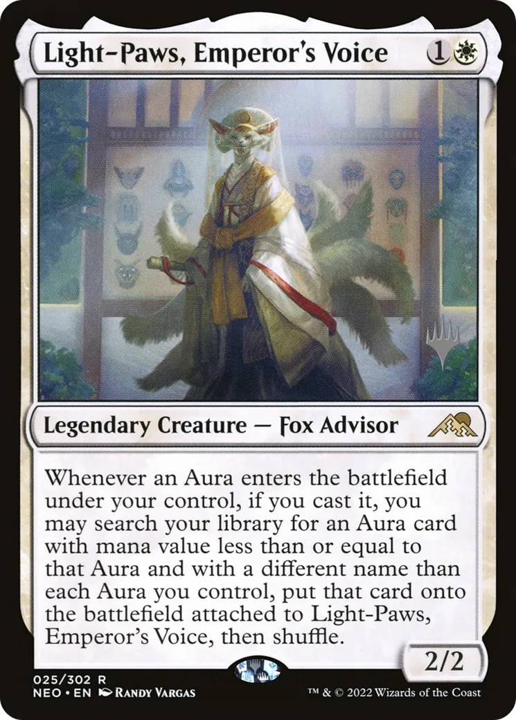 Svelte-patte, voix de l'Impératrice — Kamigawa: Neon Dynasty Promos — Magic: The Gathering