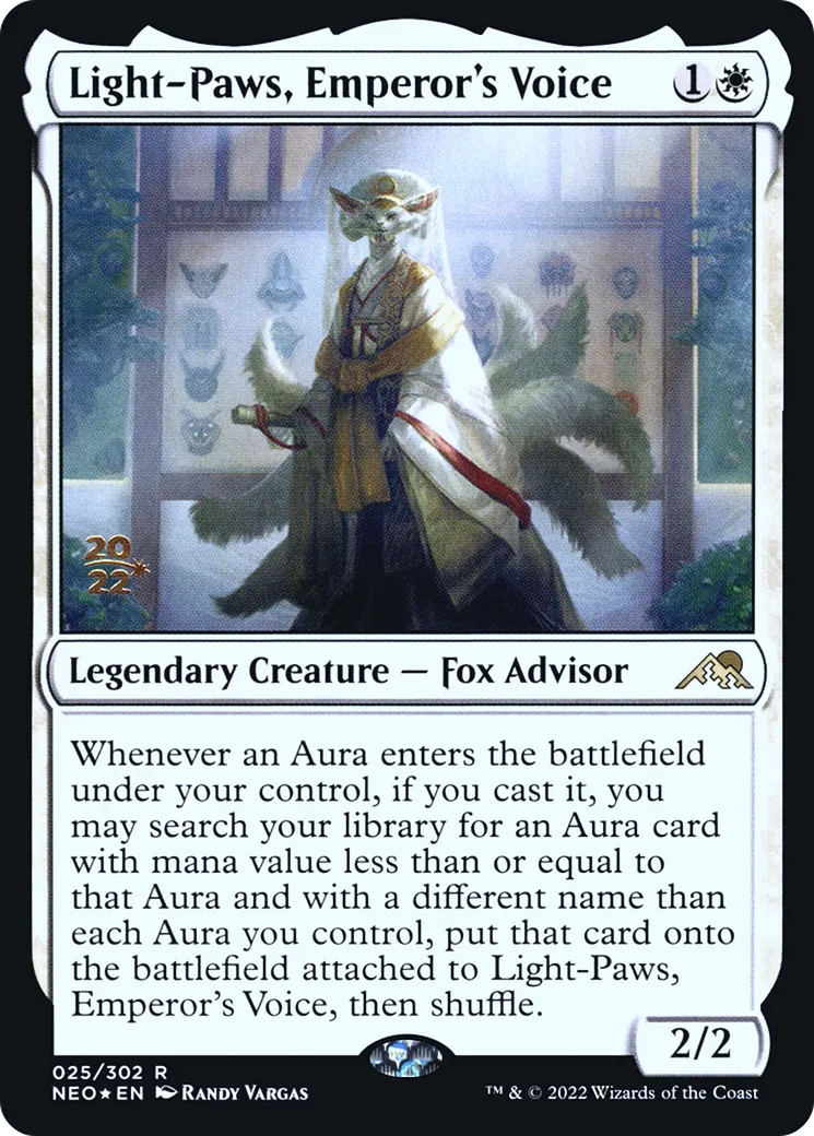 Svelte-patte, voix de l'Impératrice — Kamigawa: Neon Dynasty Promos — Magic: The Gathering