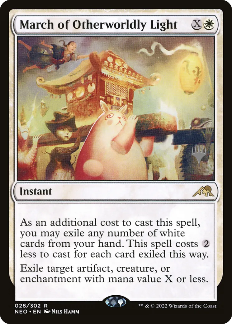 Marche de la lumière fantasmagorique — Kamigawa: Neon Dynasty Promos — Magic: The Gathering