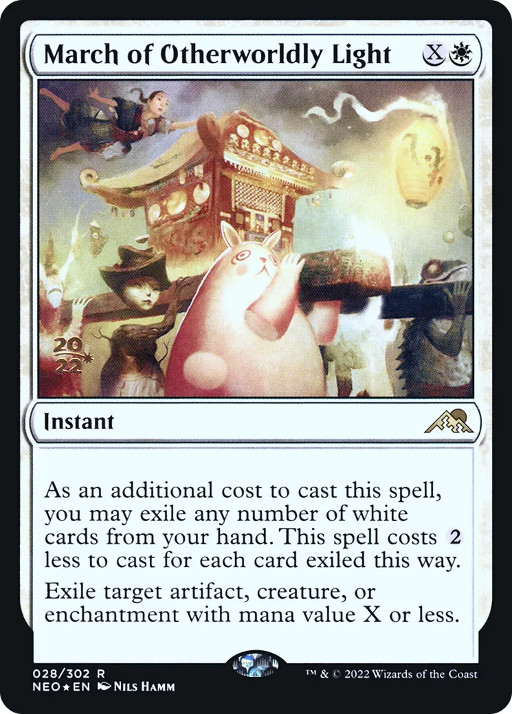 Marche de la lumière fantasmagorique — Kamigawa: Neon Dynasty Promos — Magic: The Gathering