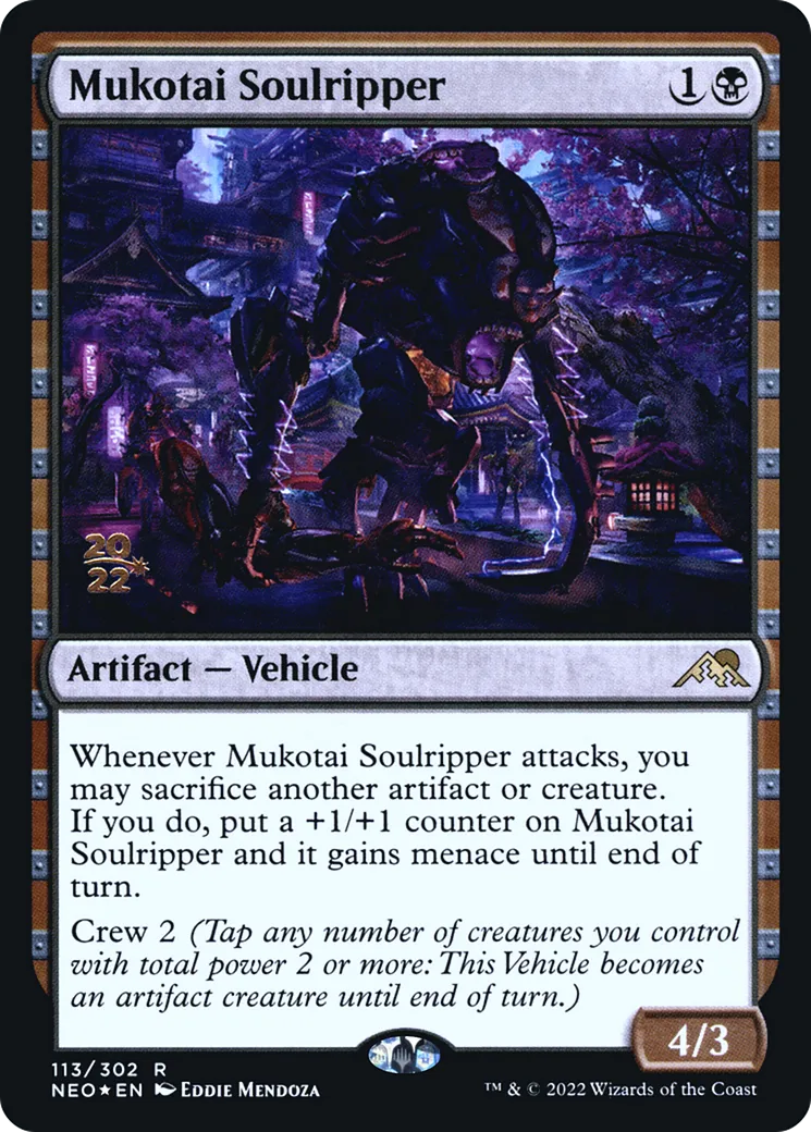 Éventreur d'âme Mukotai — Kamigawa: Neon Dynasty Promos — Magic: The Gathering