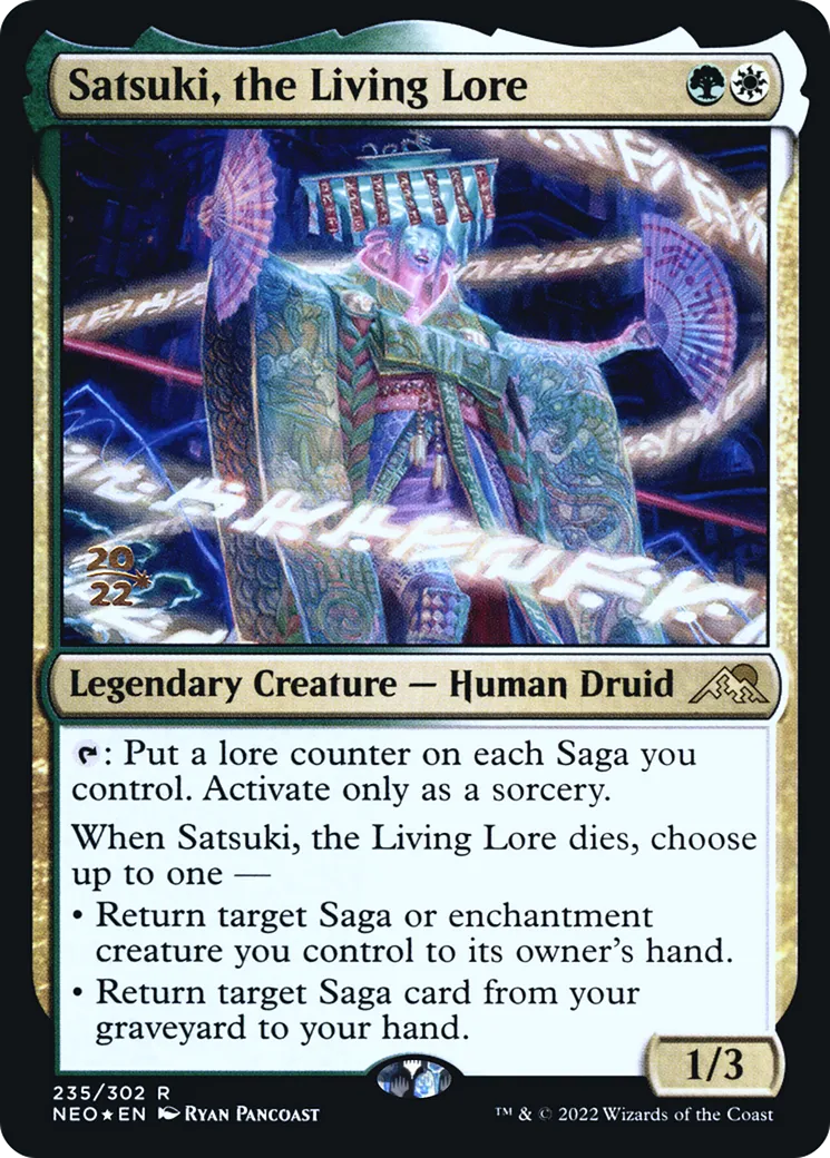 Satsuki, the Living Lore — Kamigawa: Neon Dynasty Promos — Magic: The Gathering
