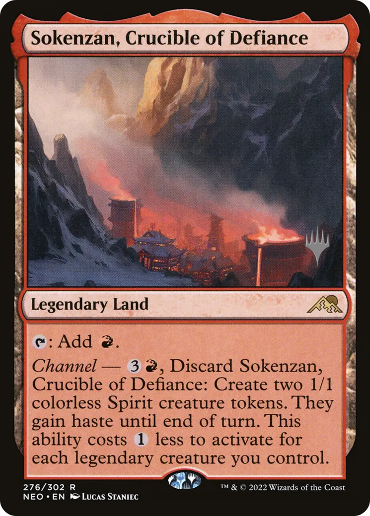 Sokenzan, le Creuset de la défiance — Kamigawa: Neon Dynasty Promos — Magic: The Gathering
