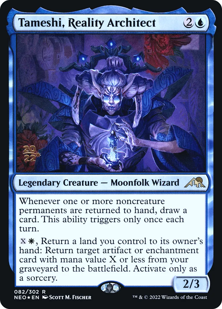 Tameshi, Reality Architect — Kamigawa: Neon Dynasty Promos — Magic: The Gathering
