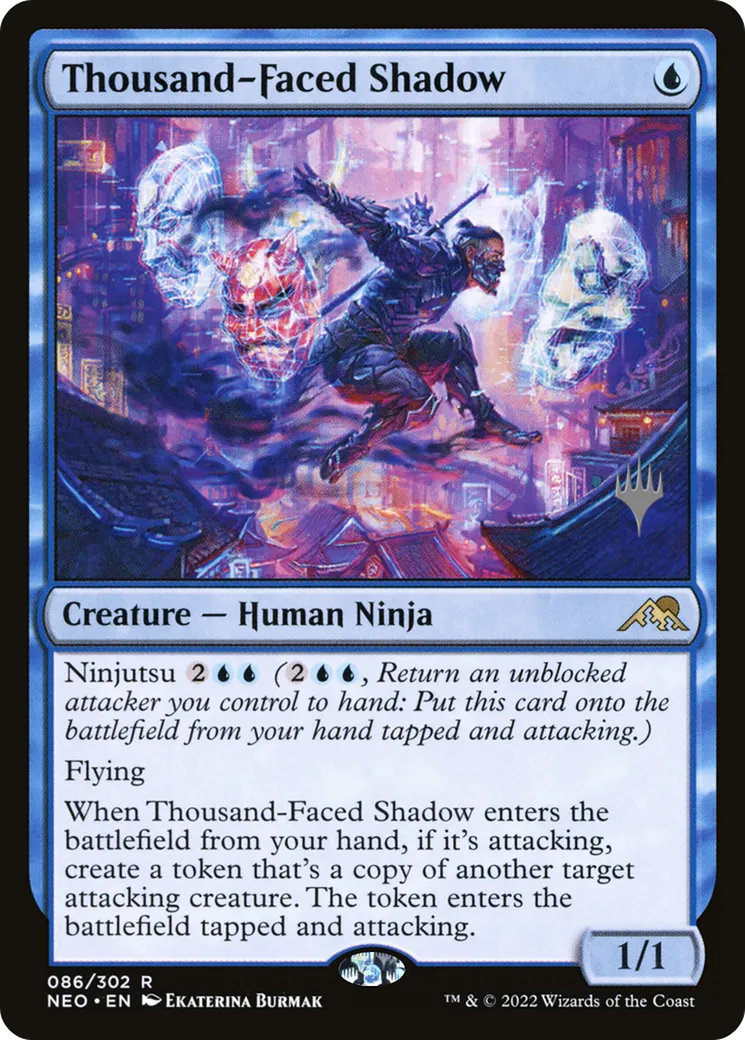 Thousand-Faced Shadow — Kamigawa: Neon Dynasty Promos — Magic: The Gathering