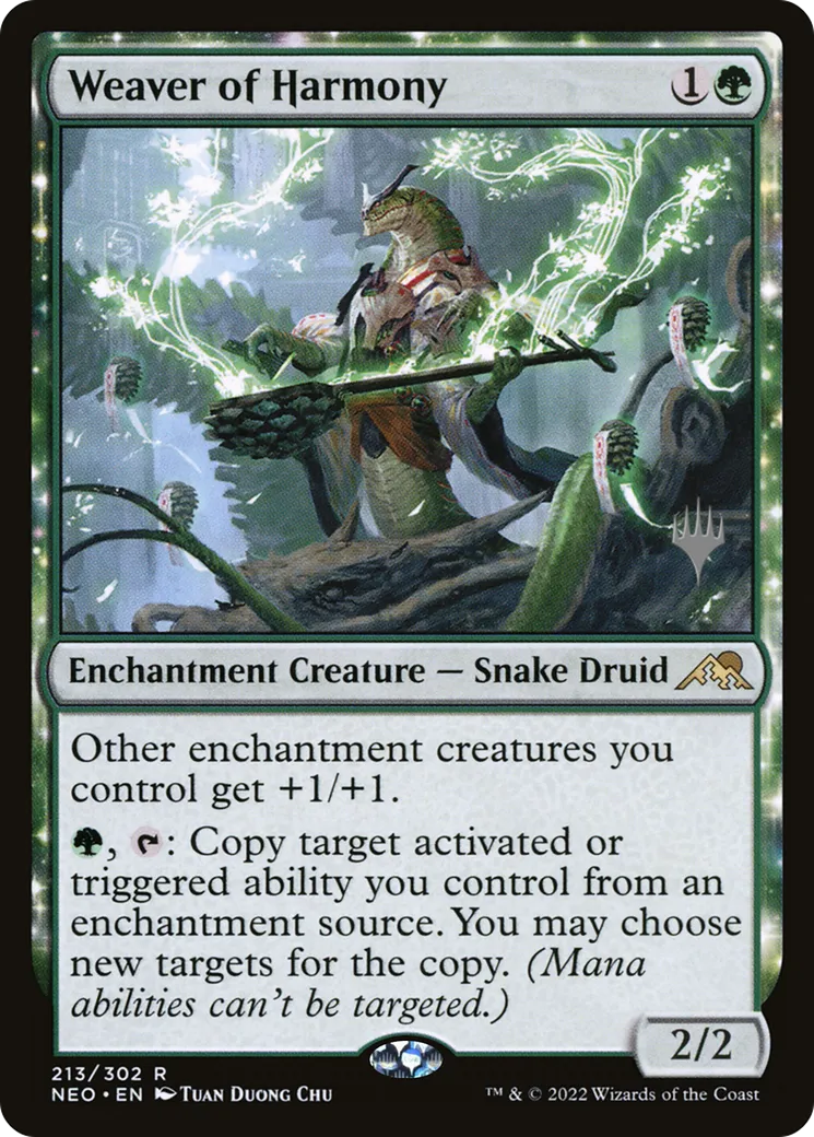 Tisseuse d'harmonie — Kamigawa: Neon Dynasty Promos — Magic: The Gathering