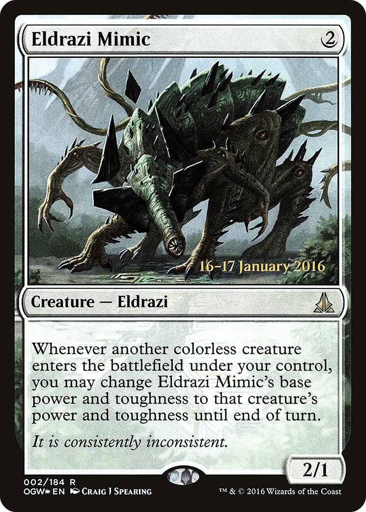 Mimique eldrazi — Oath of the Gatewatch Promos — Magic: The Gathering