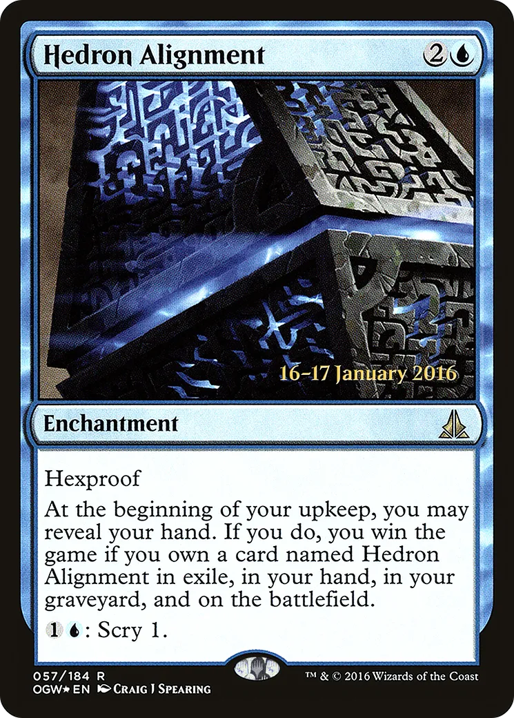 Alignement d'hèdrons — Oath of the Gatewatch Promos — Magic: The Gathering
