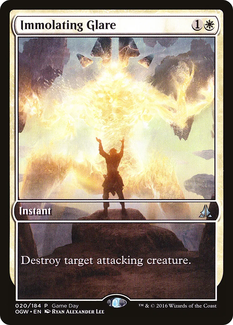 Immolating Glare — Oath of the Gatewatch Promos — Magic: The Gathering