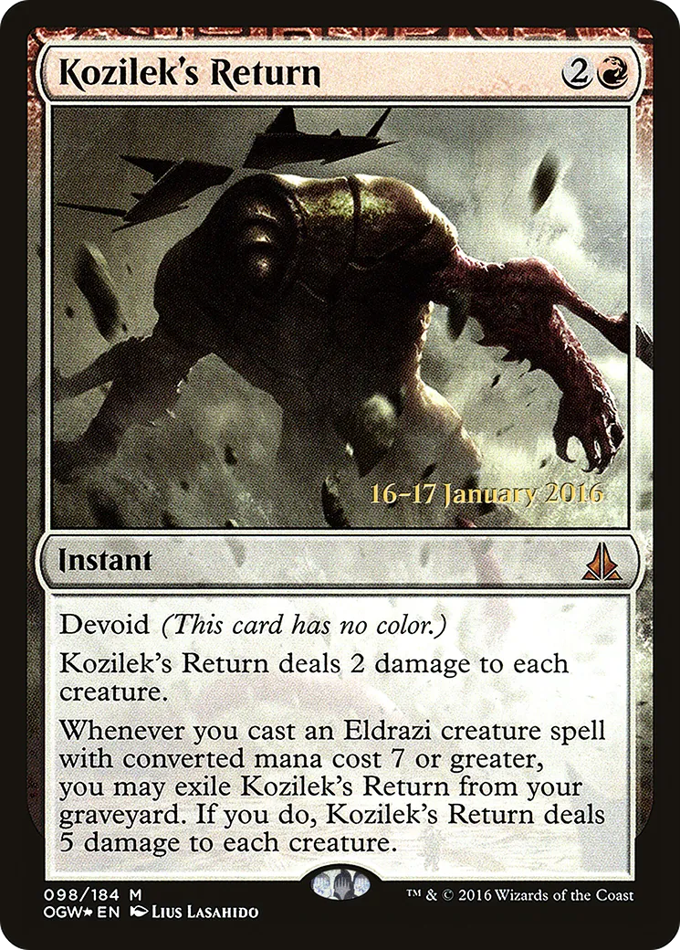 Retour de Kozilek — Oath of the Gatewatch Promos — Magic: The Gathering