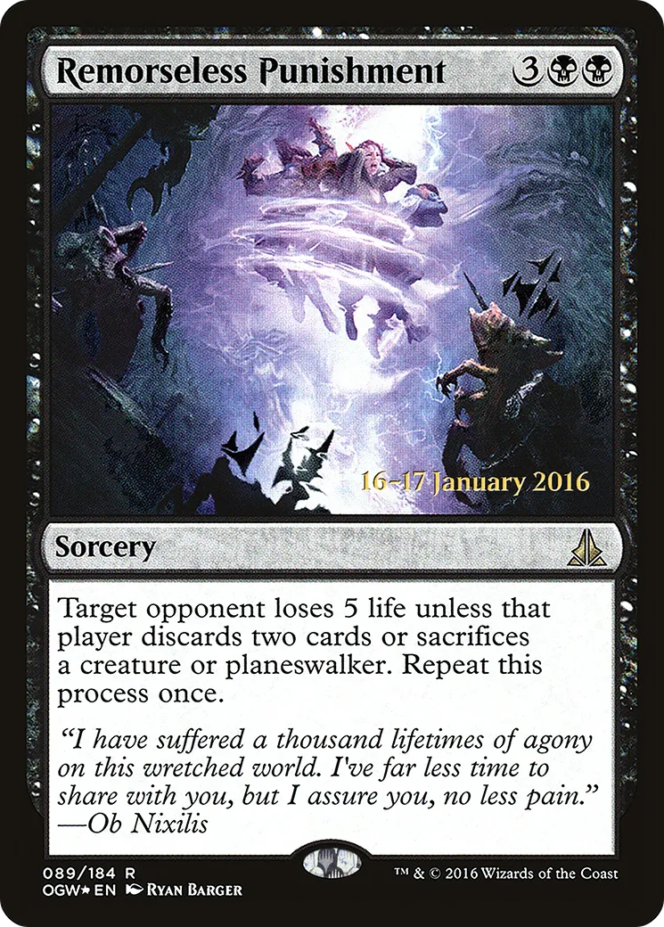 Supplice implacable — Oath of the Gatewatch Promos — Magic: The Gathering