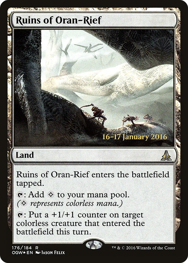 Ruines d'Oran-Rief — Oath of the Gatewatch Promos — Magic: The Gathering