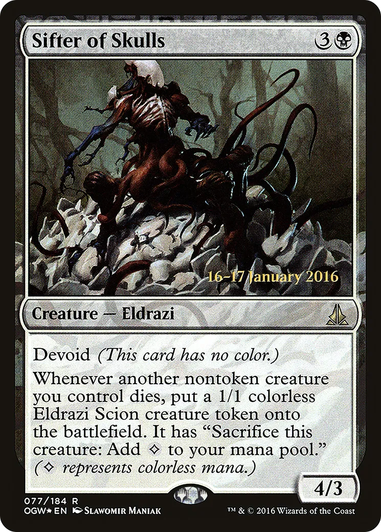 Sifter of Skulls — Oath of the Gatewatch Promos — Magic: The Gathering
