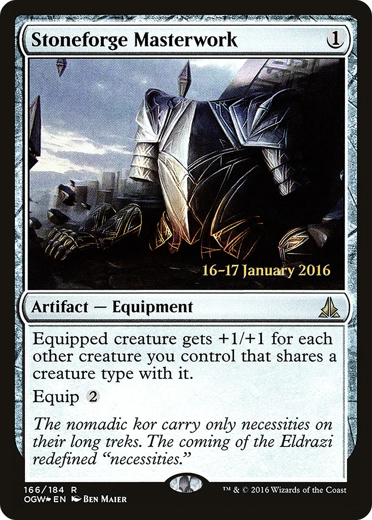 Chef-d'œuvre du forgepierre — Oath of the Gatewatch Promos — Magic: The Gathering
