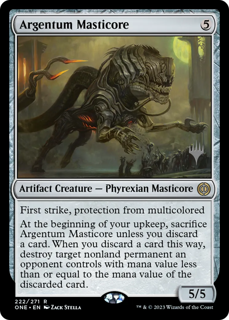 Argentum Masticore — Phyrexia: All Will Be One Promos — Magic: The Gathering